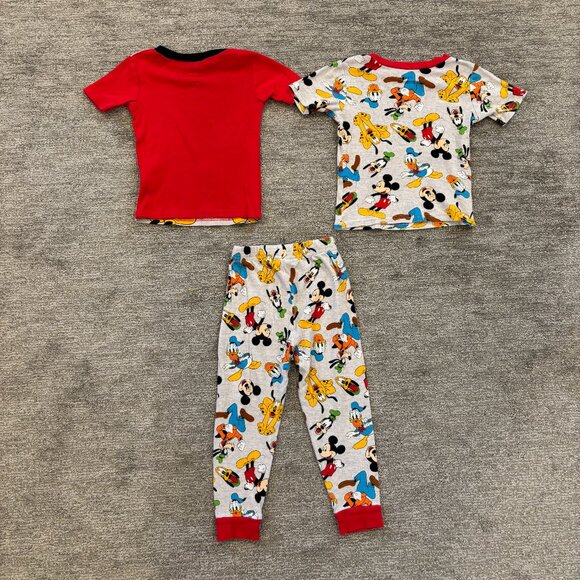 Disney Pajamas Set - Toddler Pajamas - Size 5T - Mickey Mouse - Donald Duck - Picture 4 of 5